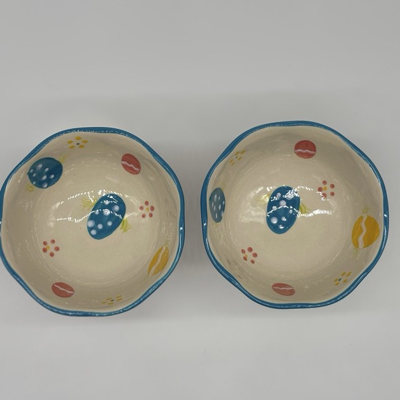 Temptations Easter Egg Hunt‎ Parfait Pedestal Bowls Two Replacements - Picture 3 of 7